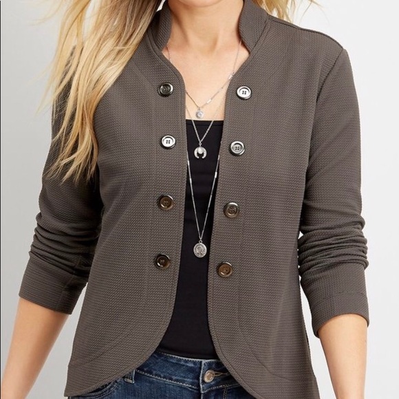 Maurices Jackets & Blazers - Maurice’s grey high low blazer